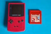 Gameboy Color with Pokemon Red