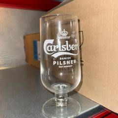 Carlsberg pint glasses