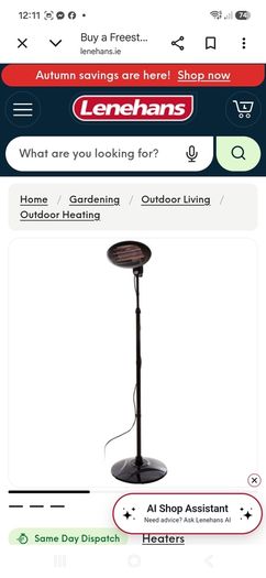 heater  outdoor brand new in box