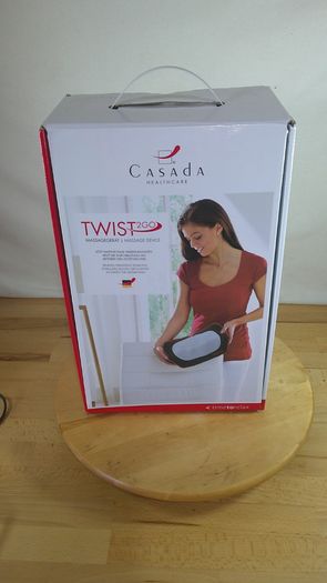 Casada Healthcare Twist2Go Cordless Shiatsu Massage Cushion with Heat & Car Adapter Boxed
