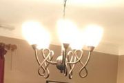 Two sets ceiling lights and matching wall lights 1 set.