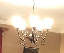 Two sets ceiling lights and matching wall lights 1 set.