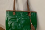 Green Patent Leather Handbag NEW