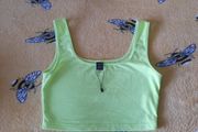 lime green crop top