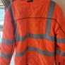 Hi Vis Quilted Jacket  Large Warm Workwear Image 2