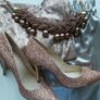Rose gold Nine West heels, size 6(39) Image 5