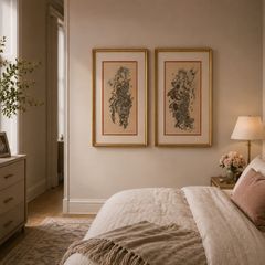Elizabeth Whelan. A Pair of Signed Limited Edition Hand-Embellished Etchings