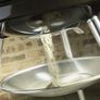BBQ Grill with Porcelain-Enamelled Lid & Bowl, Tripod Stand & Wheels, Chromed Grill Grate Black Image 3