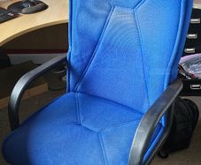 office chair swivel tilt Blue