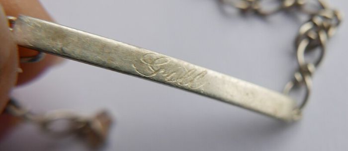 Vintage Sterling Silver hallmarked 925 Bracelet length 7" - 3,6g