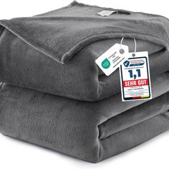 Fleece Throw Blanket King Size XXL - Super Soft Fluffy Warm - Brand New