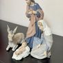 NAO By Lladro 4 Pcs Porcelain Nativity Set Mary - Joseph - Baby Jesus - Donkey Image 2