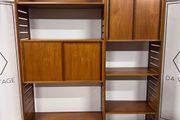 Mid-Century Modern Modular Teak Wall Unit by Ladderax