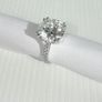 6 Carat Diamond Ring 18k White Gold Image 5