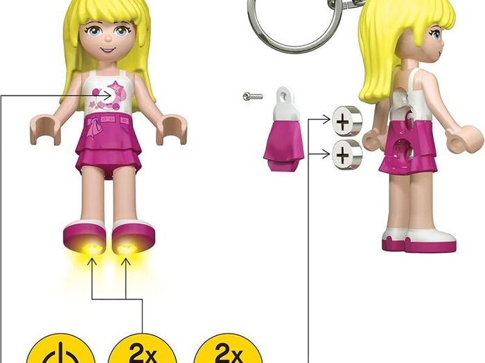 Lego Friends Stephanie Keychain