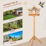 Wooden Bird Table Feeder Station (FREE SHIPPING) Image 5