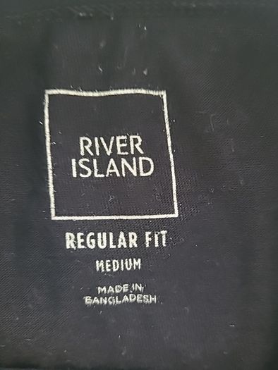 Mans River Island T Shirt Medium