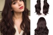 Brand New Long Curly Heat-Resistant Synthetic Wig Women's Natural Look