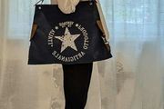 Vintage Canvas Tote Bag Navy Blue - BRAND NEW