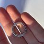 Platinum Damiani style ring, 10rd 0.09ct Diamonds Image 5