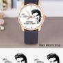 Elvis. The Rock n Roll King, Black Silicone strap Image 3