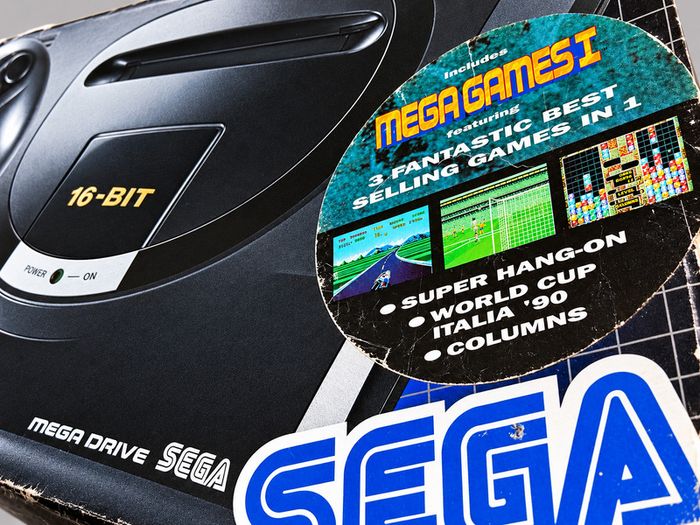Sega Mega Drive Console - Sonic and Mega Games Rare Variant - Boxed