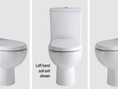 Clearance: Dura BTW CC Pan LH Exit White