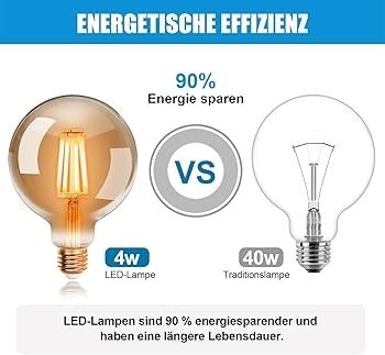 Vintage Bulb, G95 E27 LED Filament Lamp