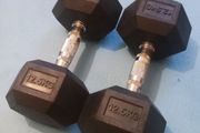 12.5kg hex dumbbell