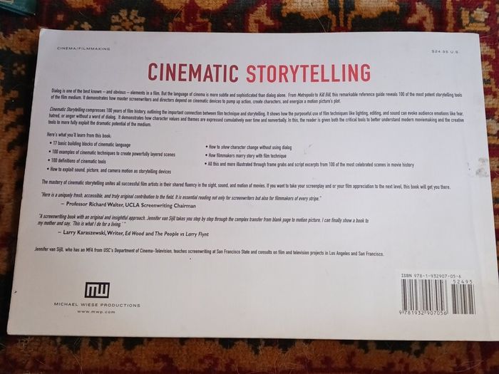Cinematic  Storytelling/ Jennifer Van Sijll