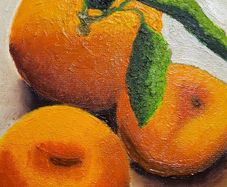 Sill life oranges scene 2