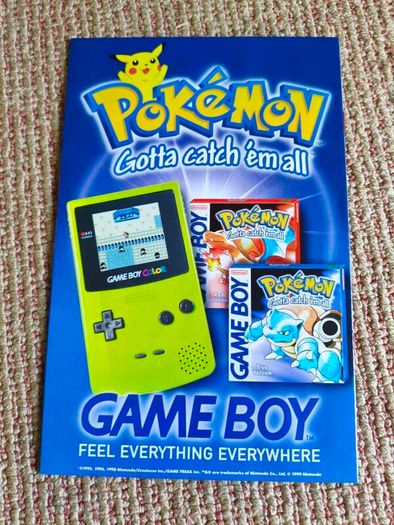 Pokemon comic issue 1 & poster