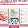 200 PCs Cake Decorating Kit with Cake Turntable- Cake Leveler- 55 Numbered Piping Tips & Nozzles with Pattern Chart & E-Book Image 3