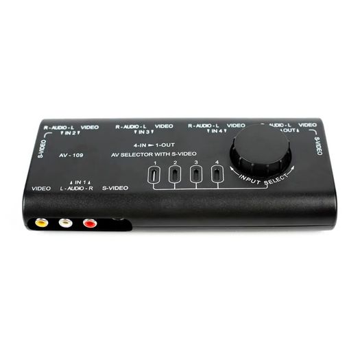 4-port AV audio switch
