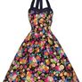 vintage style lindy bop rockabilly dress size 14 Image 4