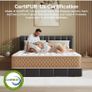 King Size Mattress, 10 Inch Memory Foam Mattress, 7-Zone Pocket Sprung, Medium Firm, Soft Fabric, Motion Isolated, Hybrid Mattresses in a Box Image 4