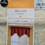 Milan Ivory Jacquard Scalloped Valance with Beads Image 3
