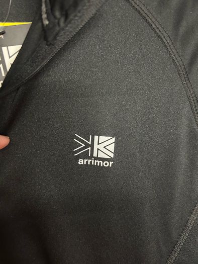 Black Karrimor half zip size 14