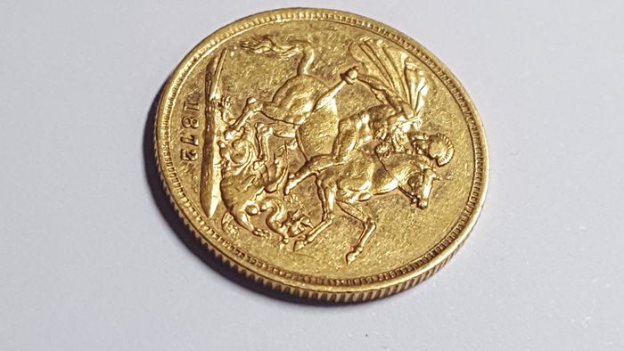 Full Sovereign 1872 Sydney Quenn Victoria