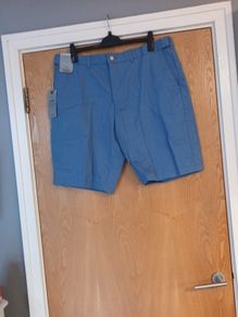 M&S Cotton With  Stormwear Shorts.  S. Waist - 40.   B.N.W.T