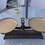 Antique Mirror And Cast Iron Scales Image 3