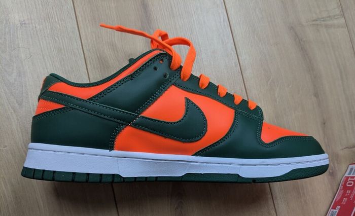 NIKE Dunk Low Retro Gorge Green MIAMI Size UK 9