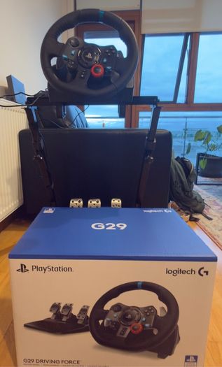 Logitech G29 + Pedals + Stand , Like New