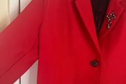 Zara red coat