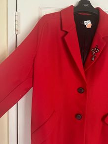 Zara red coat