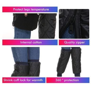 Motorcycle Leggings Cover 1 Pair Waterproof Windproof   Universal
