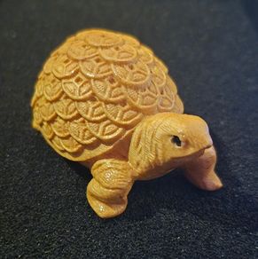 Carved wooden turtle/tortoise