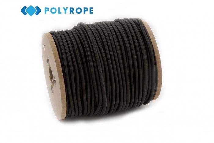 Elastic Bungee Rope Shock Cord BLACK