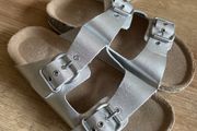 Next silver sandals uk2 excellent condition!