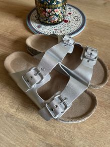 Next silver sandals uk2 excellent condition!